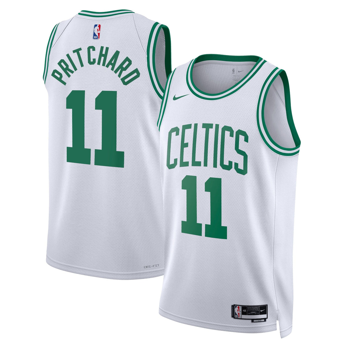 Boston Celtics Association Edition Swingman Basketball Jersey - White - Payton Pritchard - Unisex product image 1, provided
