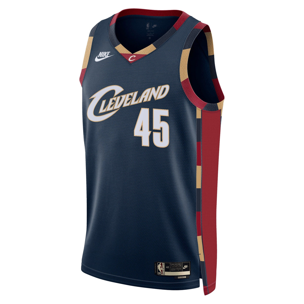 Donovan Mitchell Cleveland Cavaliers Classic Edition Jersey - Navy - Unisex product image 3, provided for visual reference