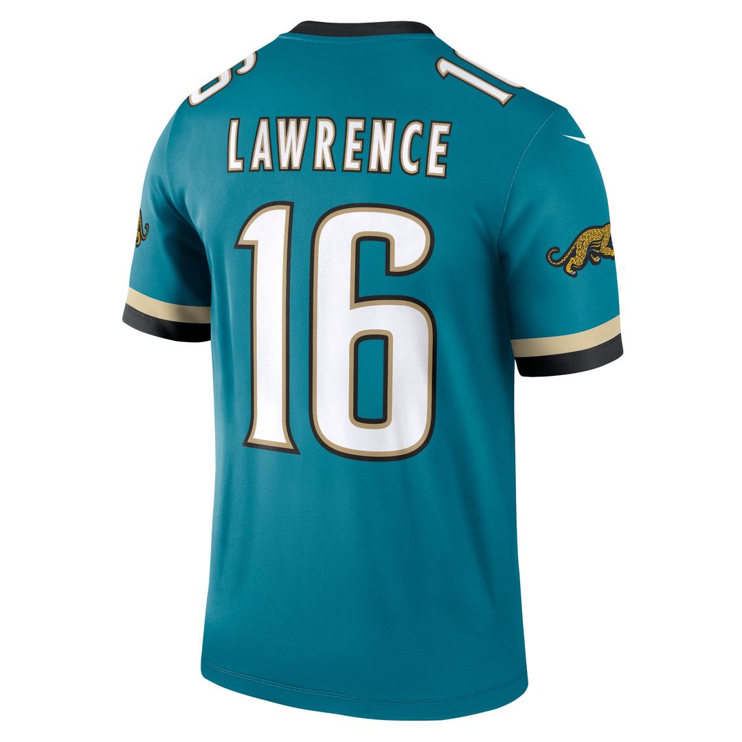 Jacksonville Jaguars Trevor Lawrence Teal Legend Player Performance Top product image 3, provided for visual reference and