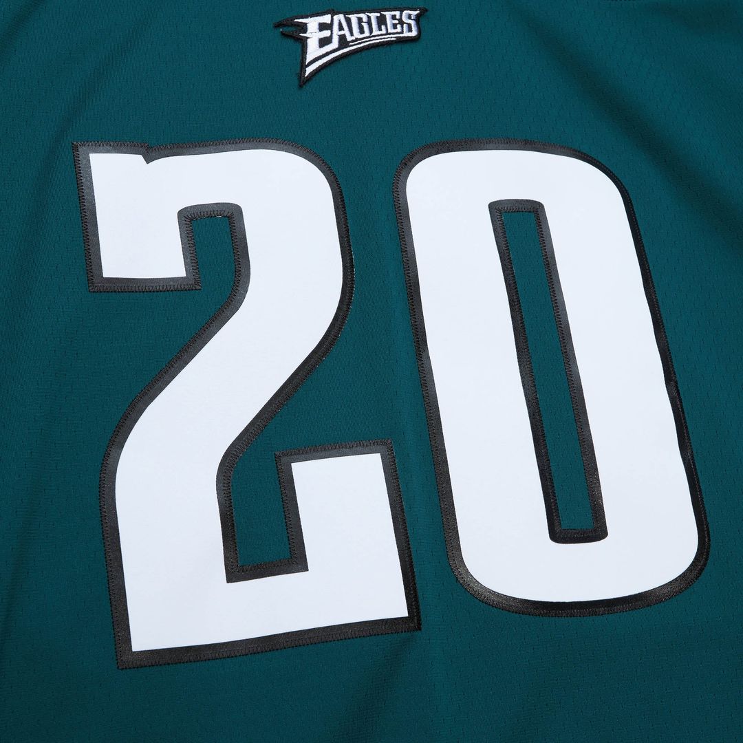 Philadelphia Eagles Brian Dawkins Black Legacy Replica Jersey product image 16, provided for visual reference and product