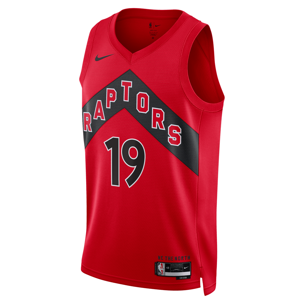 Toronto Raptors Nike Icon Edition Swingman Jersey - Red product image 3