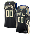 Milwaukee Bucks Statement Swingman Basketball Jersey - Custom - Unisex product image 1, provided for visual reference and