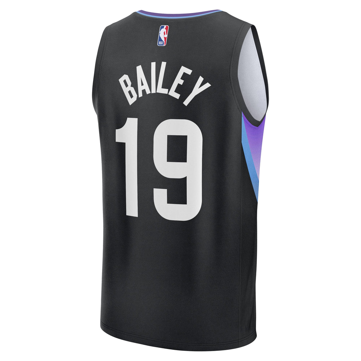 Utah Jazz Ace Bailey Fanatics Black 2025 NBA Draft First Round Pick Fast Break Replica Jersey - Statement Edition for Men