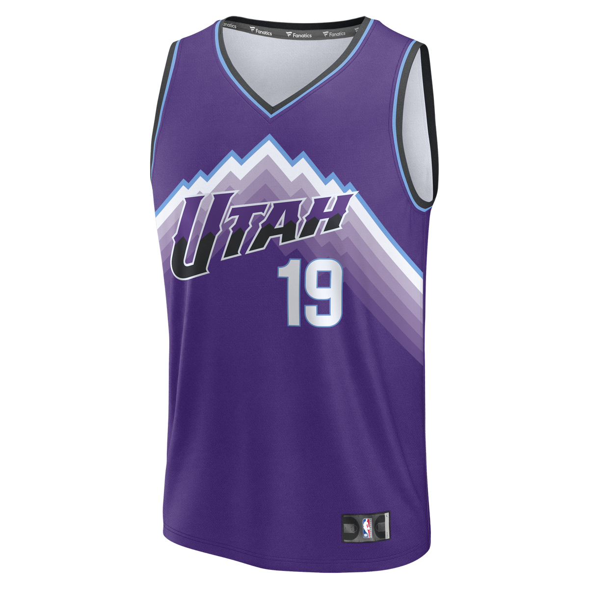 Utah Jazz Ace Bailey Fanatics Purple Fast Break Replica Jersey - Icon Edition for Men product image 3, provided for visual