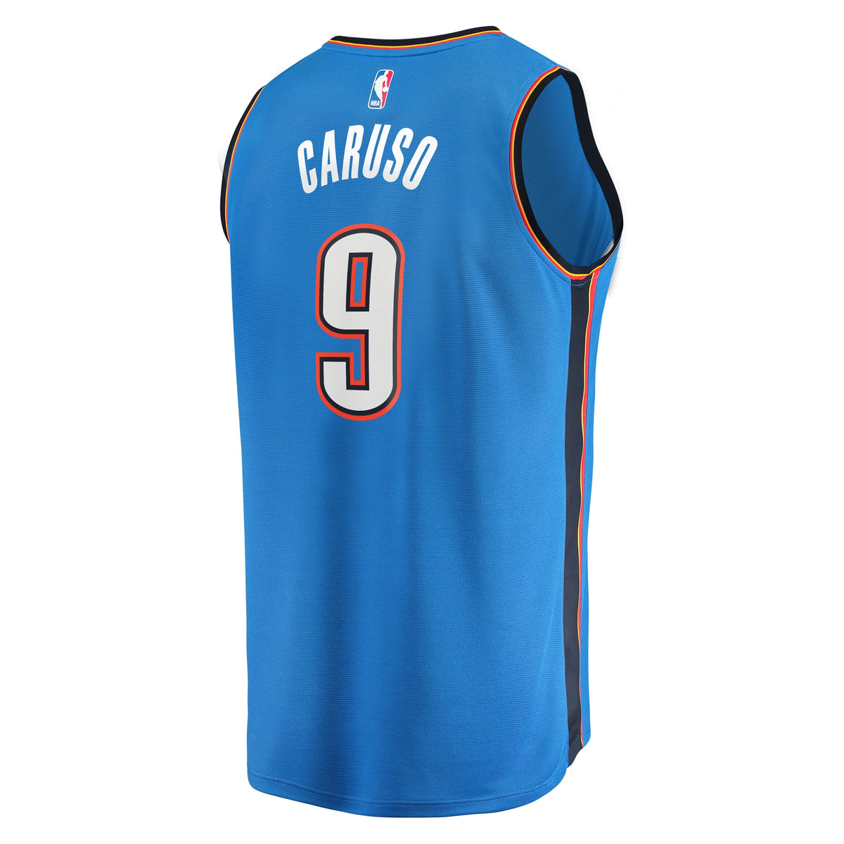 Oklahoma City Thunder Alex Caruso Fanatics Blue Fast Break Replica Player Jersey - Icon Edition for Men product image 4,