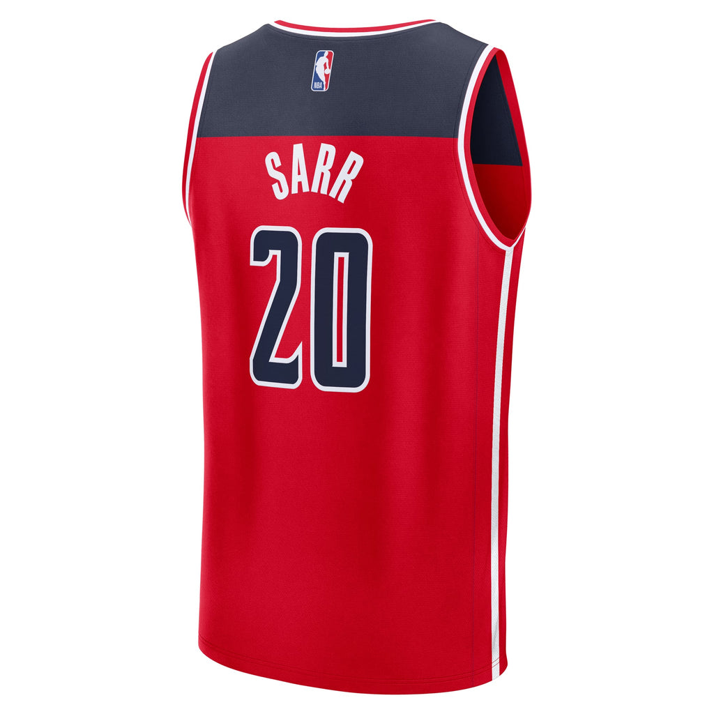 Washington Wizards Alex Sarr Fanatics Red Fast Break Replica Jersey - Icon Edition for Men product image 4, provided for