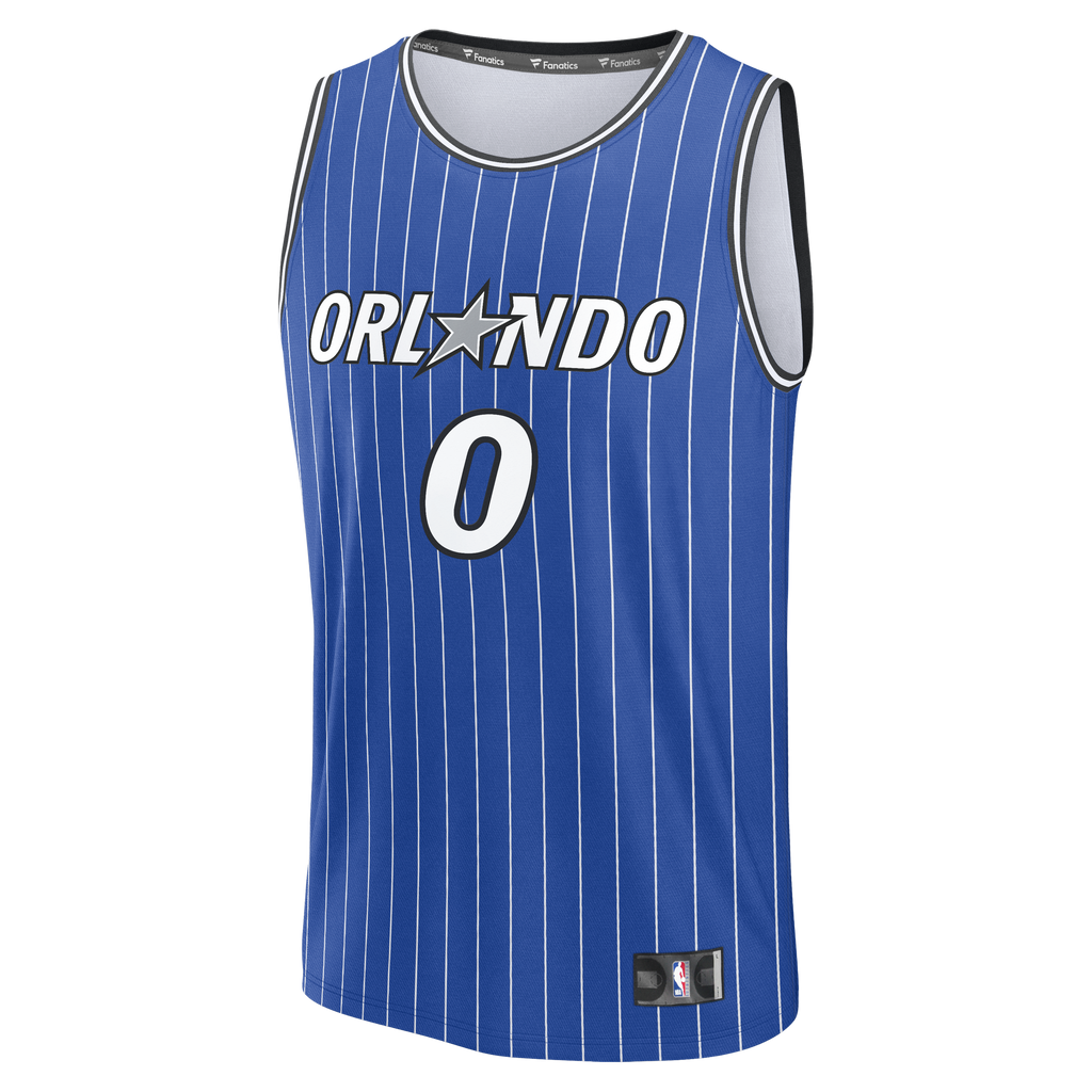 Orlando Magic Anthony Black Fanatics Royal Fast Break Replica Jersey - Icon Edition for Men product image 3, provided for