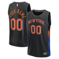 New York Knicks Fanatics Black Fast Break Custom Jersey - Icon Edition for Men product image 1, provided for visual