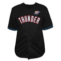 Oklahoma City Thunder Fanatics Black Big & Tall Pop Full-Button Jersey for Men product image 1, provided for visual
