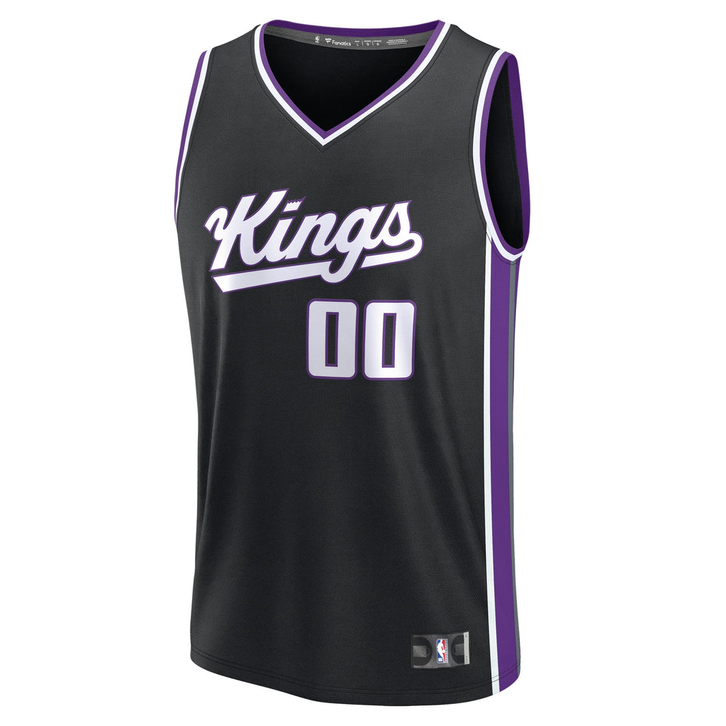 Sacramento Kings Fanatics Black Fast Break Custom Jersey - Icon Edition for Men product image 3, provided for visual