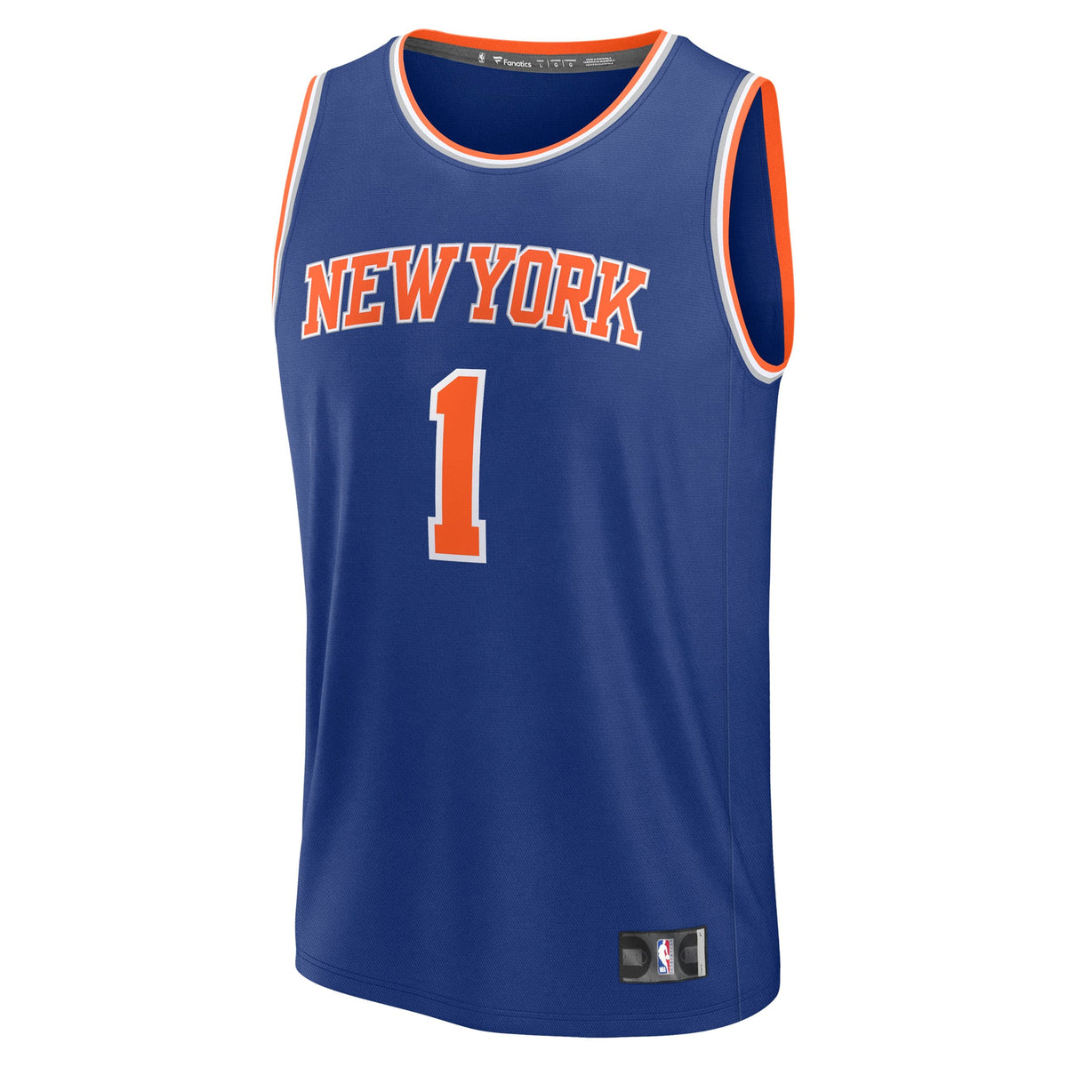 New York Knicks Cameron Payne Fanatics Blue Fast Break Replica Player Jersey - Icon Edition for Men product image 3,