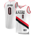 Portland Trail Blazers Damian Lillard Fanatics White Fast Break Replica Jersey - Association Edition for Men product image