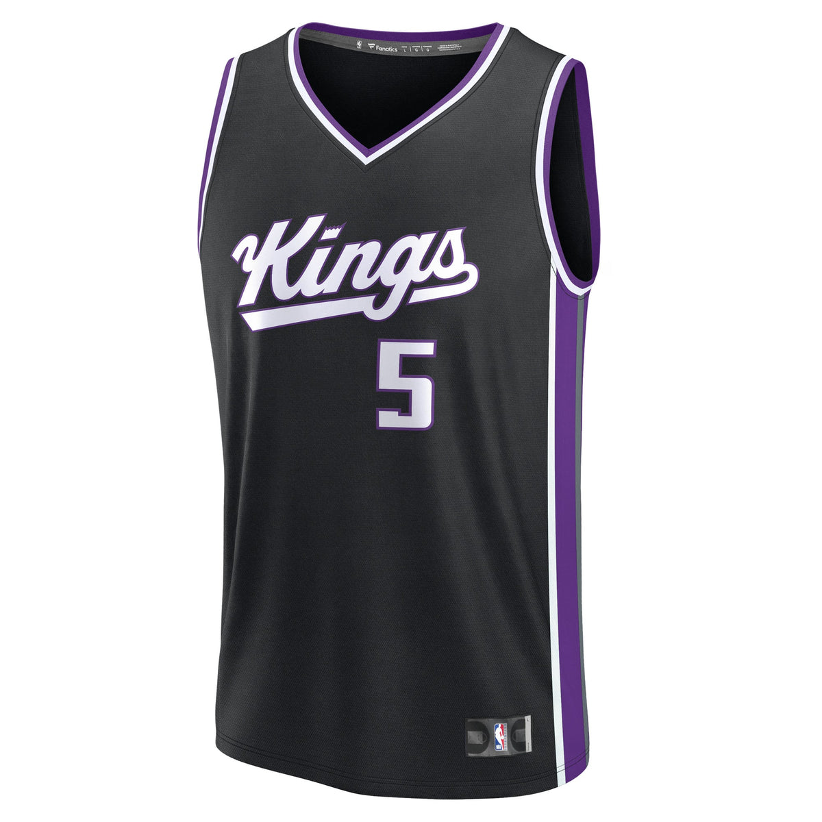 Sacramento Kings Darius Acuff Jr. Fanatics Black 2026 NBA Draft First Round Pick Fast Break Jersey - Icon Edition for Men