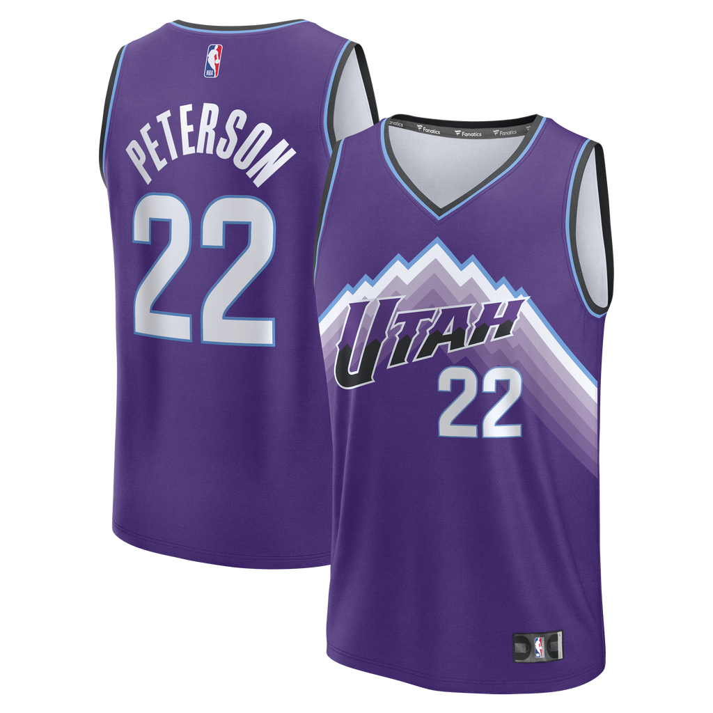 Utah Jazz Darryn Peterson Fanatics Purple 2026 NBA Draft First Round Pick Fast Break Jersey - Icon Edition for Men product