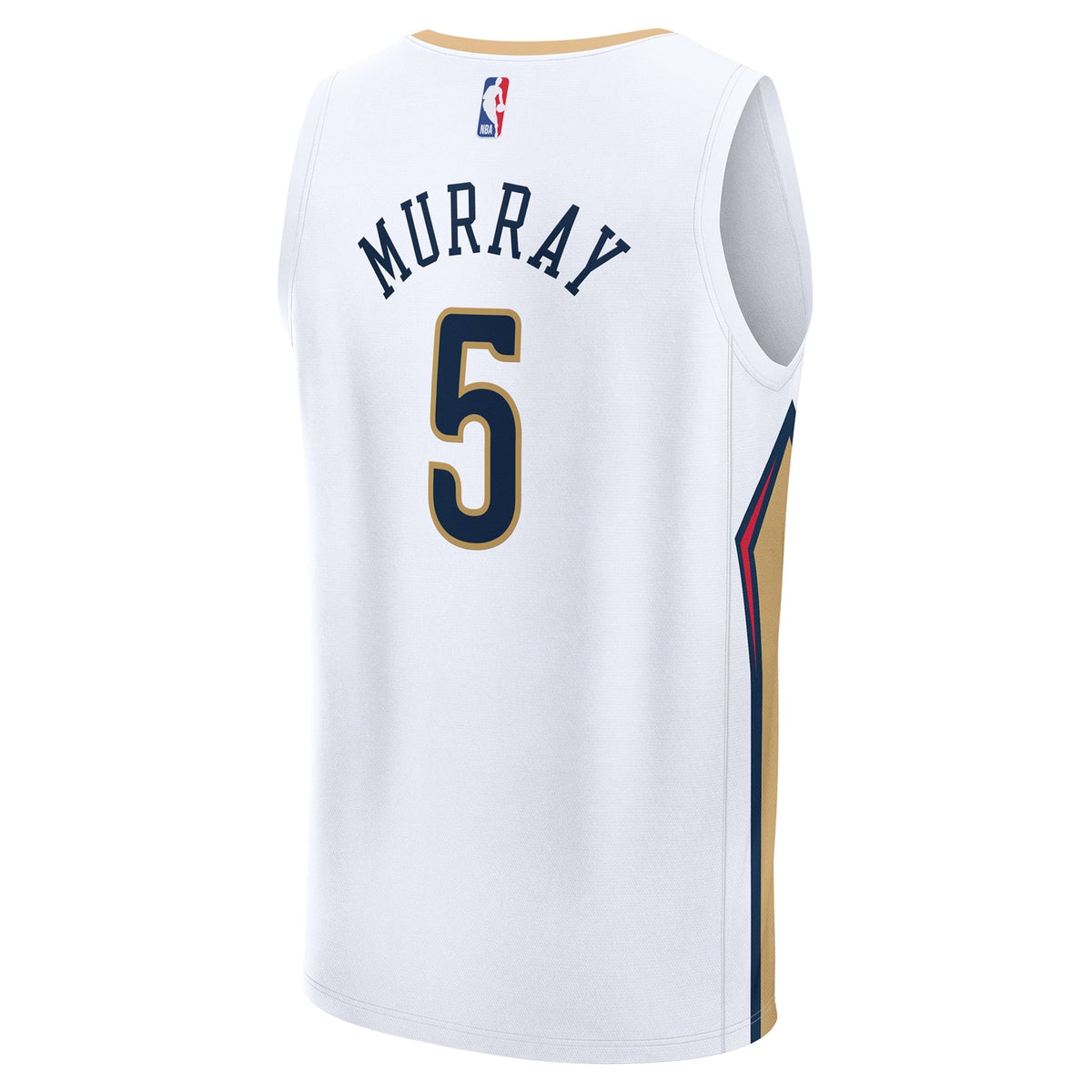 New Orleans Pelicans Dejounte Murray Fanatics White Fast Break Replica Player Jersey - Association Edition for Men product