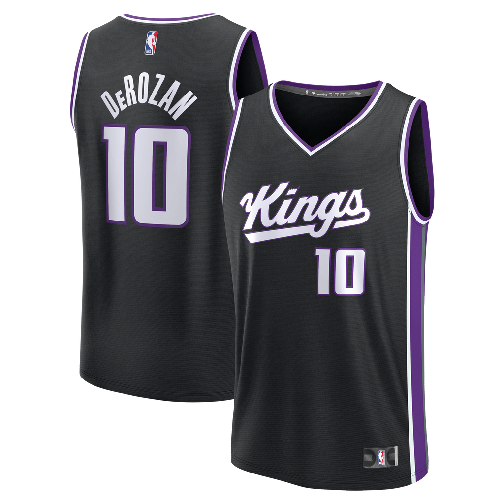 Sacramento Kings DeMar DeRozan Fanatics Black Fast Break Replica Player Jersey - Icon Edition for Men product image 2,