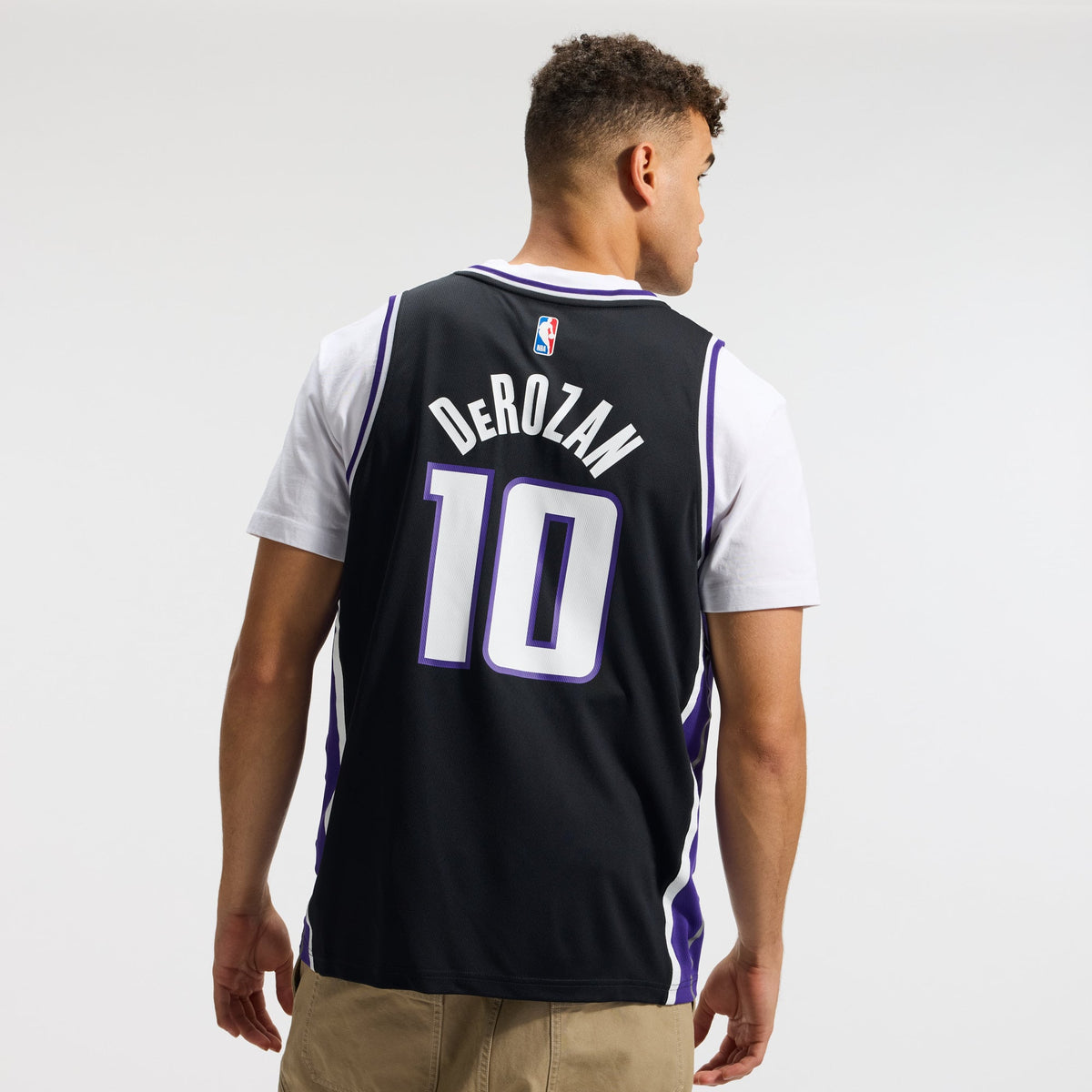 Sacramento Kings DeMar DeRozan Fanatics Black Fast Break Replica Player Jersey - Icon Edition for Men product image 4,