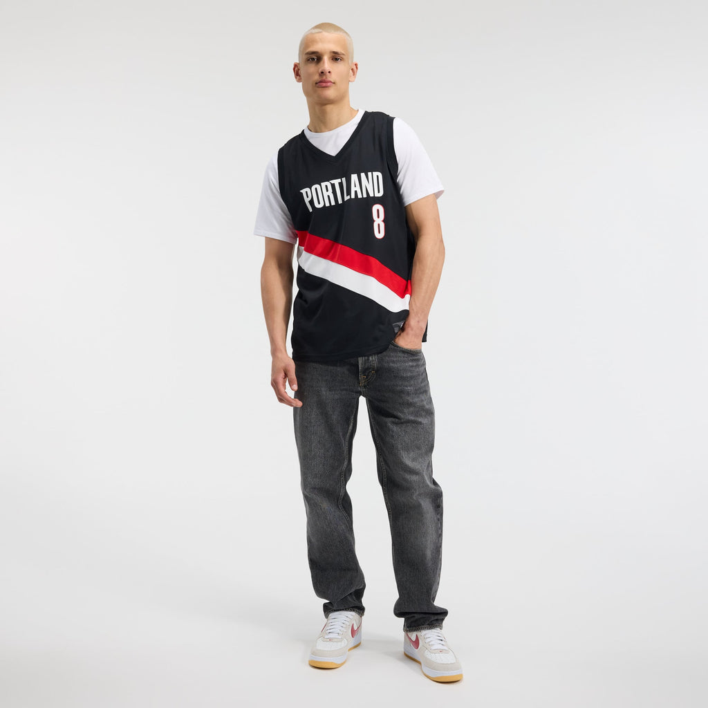 Portland Trail Blazers Deni Avdija Fanatics Black Fast Break Replica Jersey - Icon Edition for Men product image 5, provided