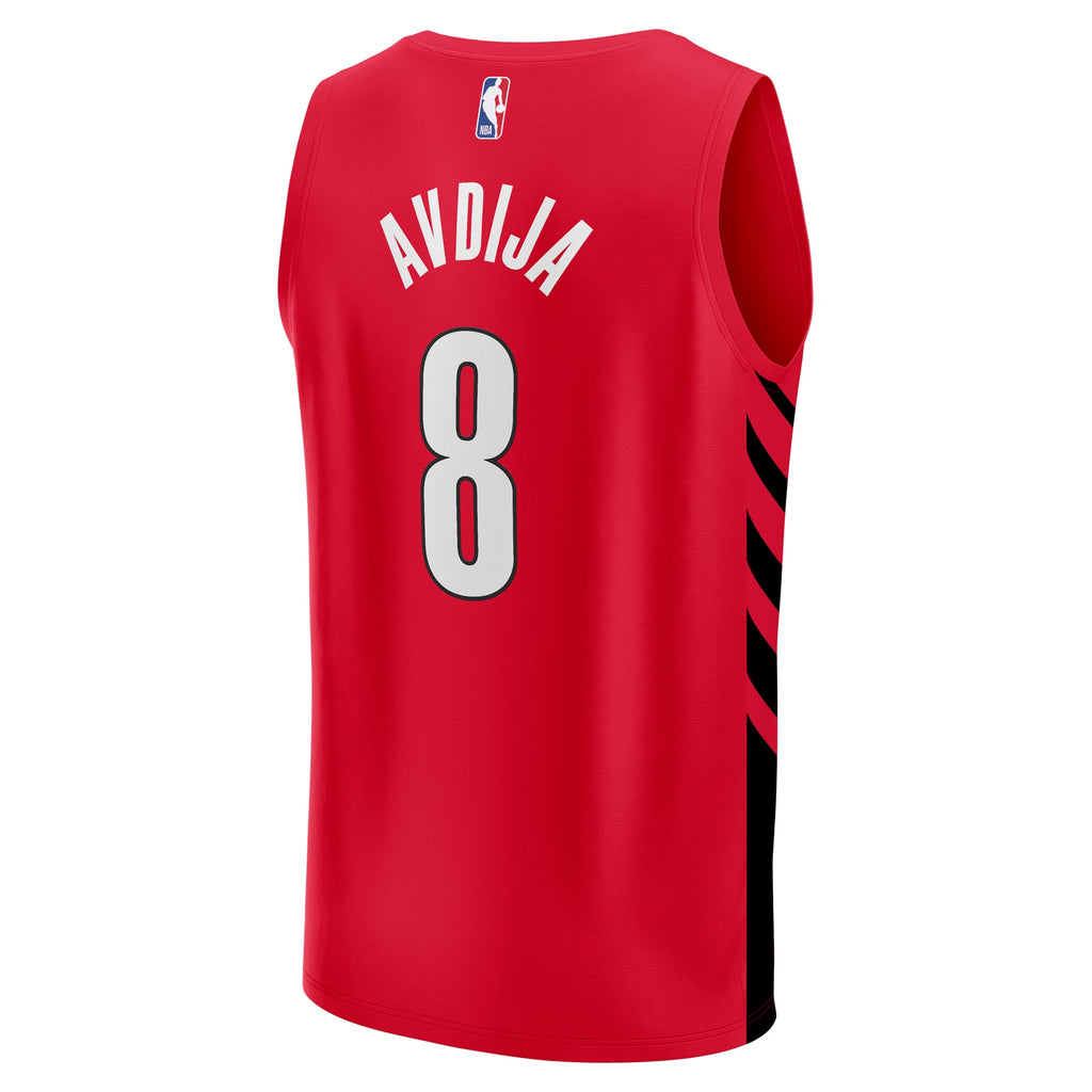 Portland Trail Blazers Deni Avdija Fanatics Red Fast Break Player Jersey - Statement Edition for Men product image 4,