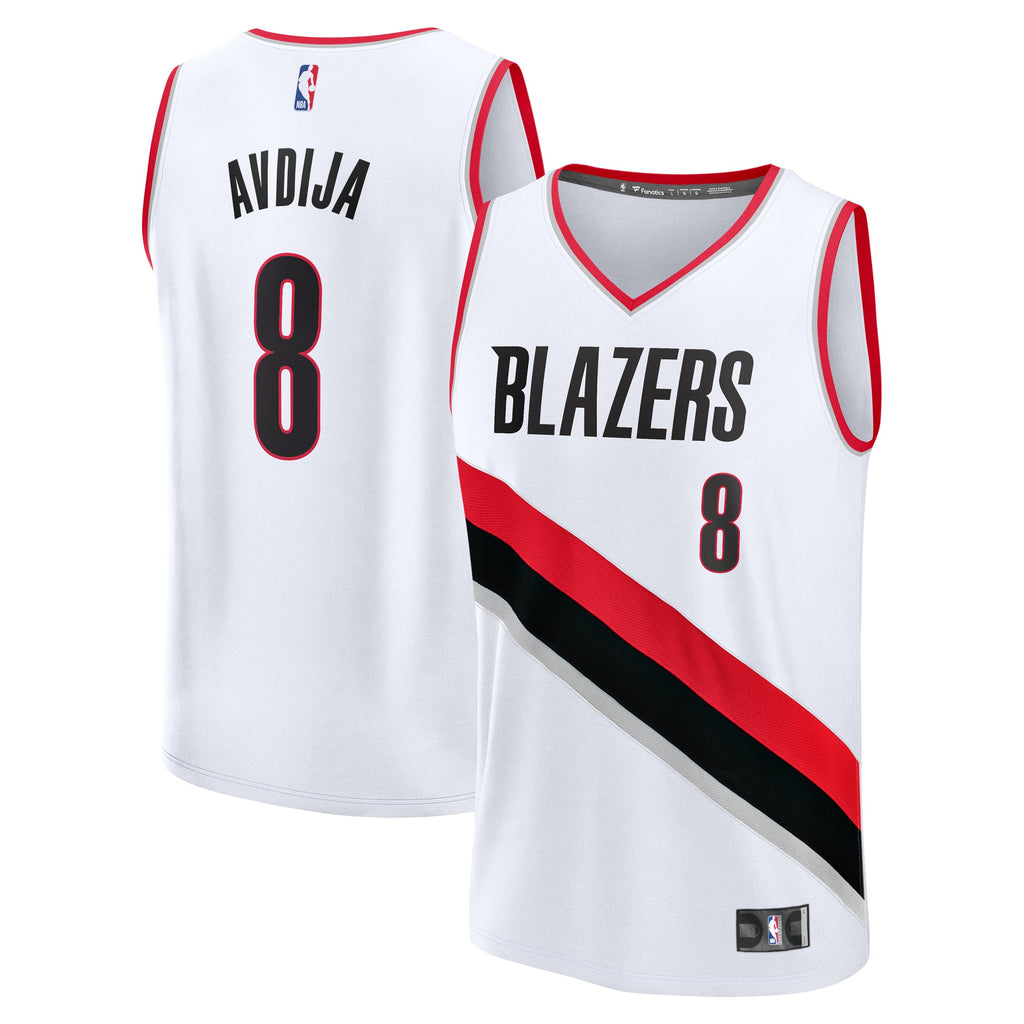 Portland Trail Blazers Deni Avdija Fanatics White Fast Break Replica Player Jersey - Association Edition for Men product