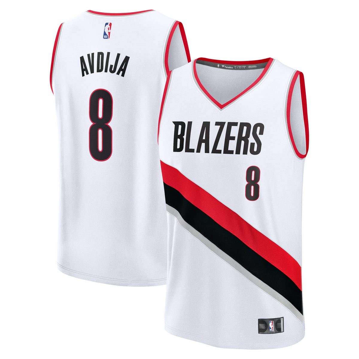 Portland Trail Blazers Deni Avdija Fanatics White Fast Break Replica Player Jersey - Association Edition for Men product