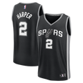 San Antonio Spurs Dylan Harper Fanatics Black Fast Break Jersey - Icon Edition for Men product image 1, provided for visual