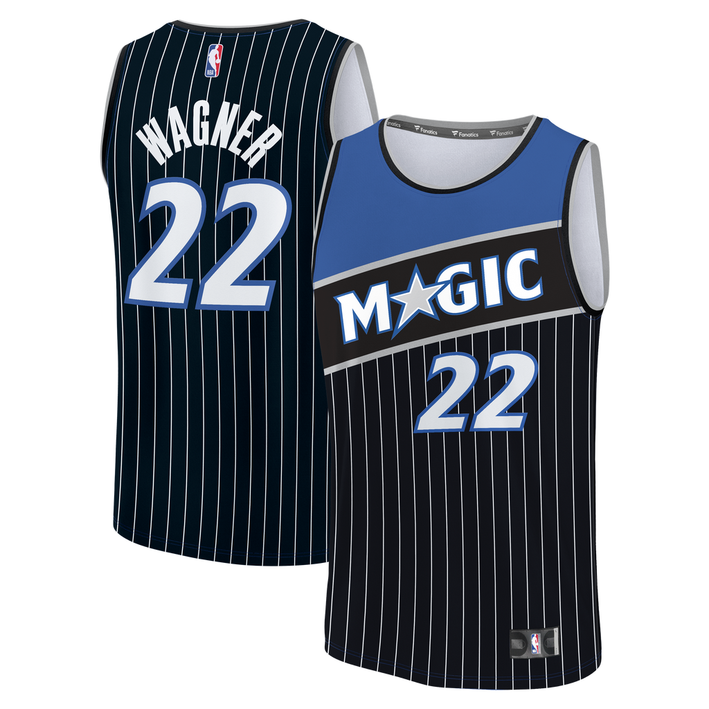 Orlando Magic Franz Wagner Fanatics Black Fast Break Jersey - Statement Edition for Men product image 1, provided for visual