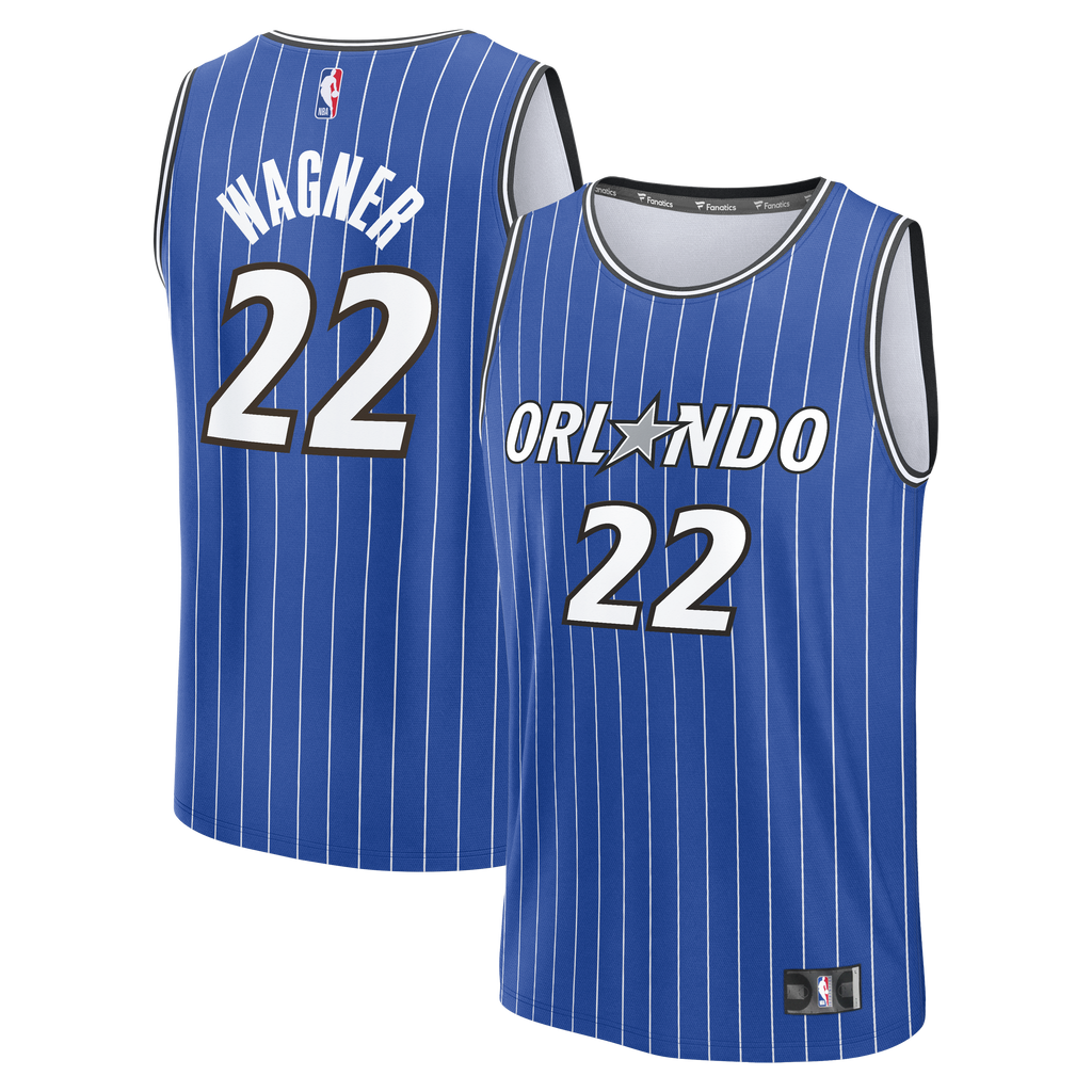Orlando Magic Franz Wagner Fanatics Blue Fast Break Replica Player Jersey - Icon Edition for Men product image 1, provided