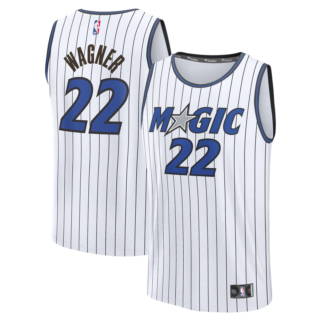 Orlando Magic Franz Wagner Fanatics White Fast Break Replica Player Jersey - Association Edition for Men product image 1,