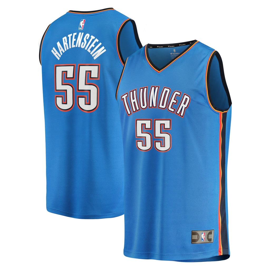 Oklahoma City Thunder Isaiah Hartenstein Fanatics Blue Fast Break Replica Player Jersey - Icon Edition for Men product image