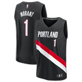 Portland Trail Blazers Ja Morant Fanatics Black Fast Break Jersey - Icon Edition for Men product image 1, provided for