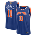 New York Knicks Jalen Brunson Fanatics Blue 2026 NBA Finals Patch Fast Break Replica Jersey - Icon Edition for Men product