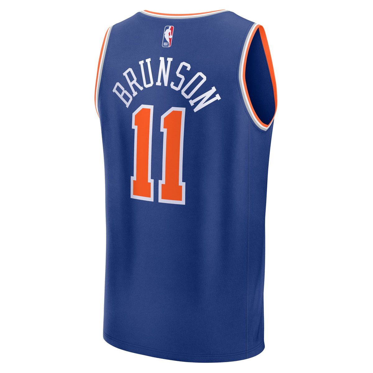 New York Knicks Jalen Brunson Fanatics Blue Fast Break Replica Player Jersey - Icon Edition for Men product image 4,