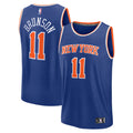 New York Knicks Jalen Brunson Fanatics Blue Fast Break Replica Player Jersey - Icon Edition for Men product image 1,