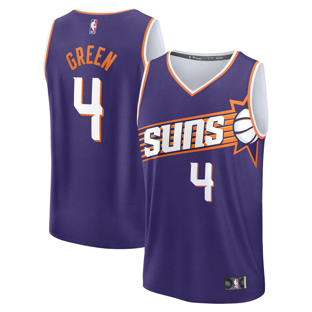 Phoenix Suns Jalen Green Fanatics Purple Fast Break Replica Jersey - Icon Edition for Men product image 2, provided for