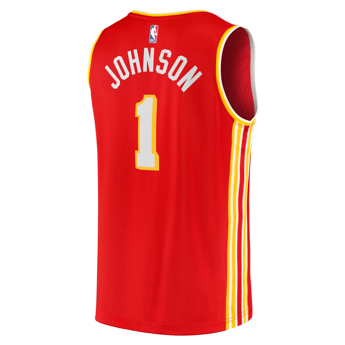 Atlanta Hawks Jalen Johnson Fanatics Red Fast Break Replica Jersey - Icon Edition for Men product image 4, provided for