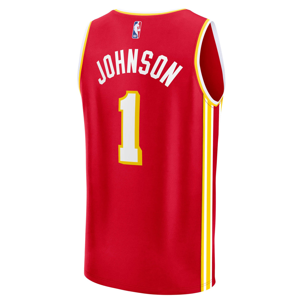 Atlanta Hawks Jalen Johnson Fanatics Red Fast Break Replica Jersey - Icon Edition for Men product image 4, provided for