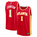 Atlanta Hawks Jalen Johnson Fanatics Red Fast Break Replica Jersey - Icon Edition for Men product image 1, provided for