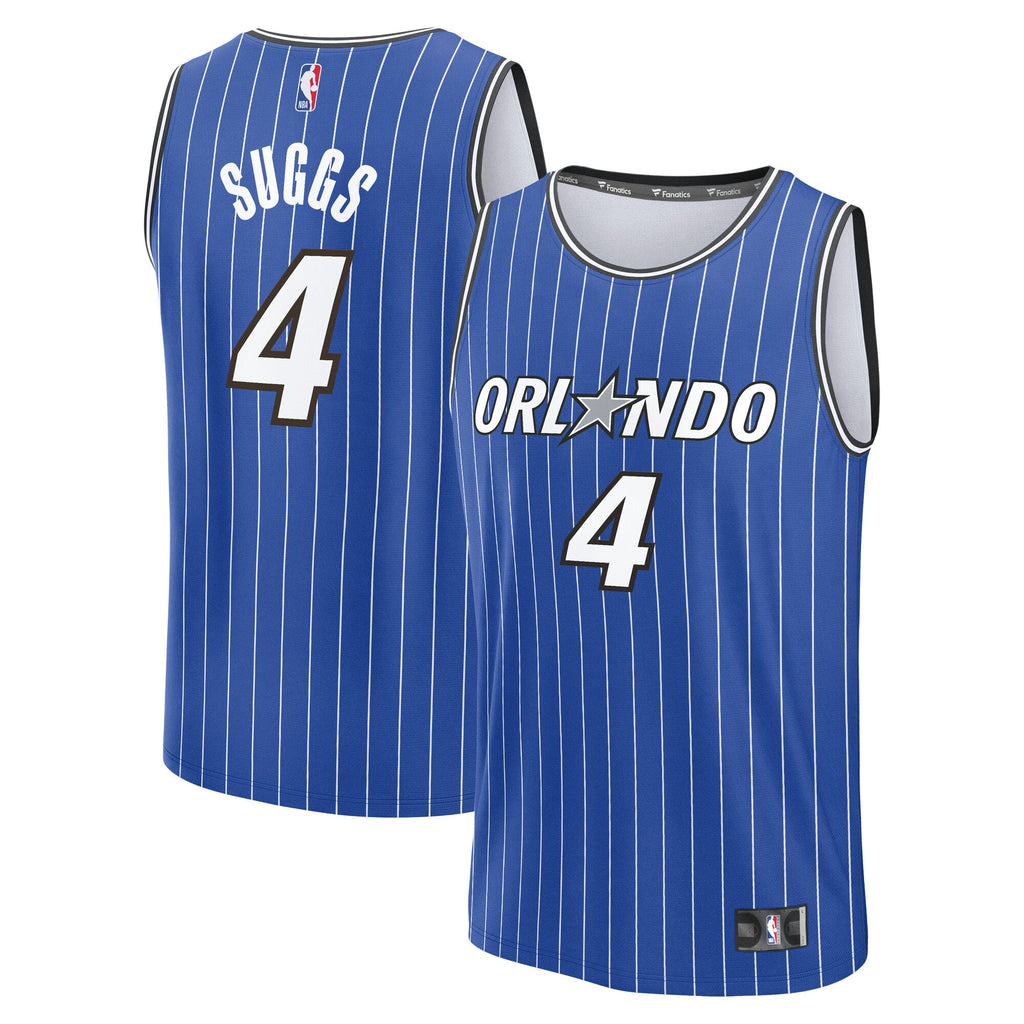 Orlando Magic Jalen Suggs Fanatics Blue Fast Break Jersey - Icon Edition for Men product image 2, provided for visual