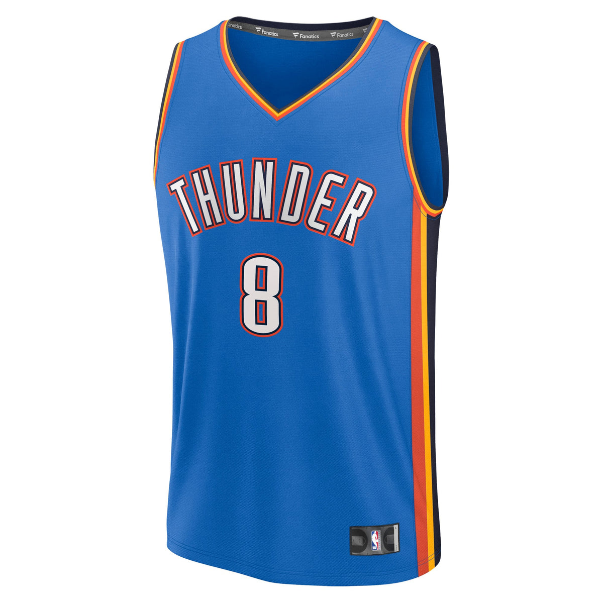 Oklahoma City Thunder Jalen Williams Fanatics Blue Fast Break Replica Player Jersey - Icon Edition for Men product image 3,