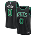 Boston Celtics Jayson Tatum Fanatics Black Fast Break Replica Player Jersey - Statement Edition for Men product image 1,