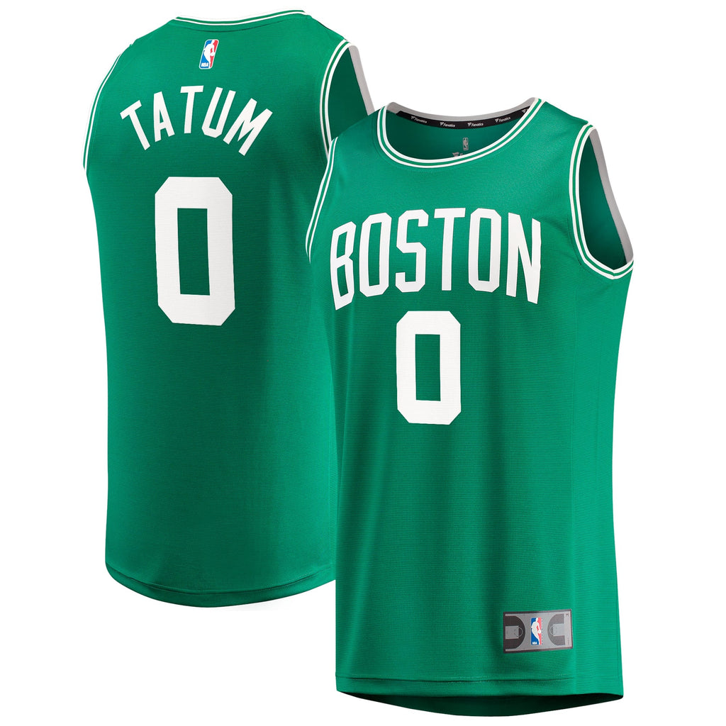 Boston Celtics Jayson Tatum Fanatics Kelly Green Fast Break Replica Jersey - Icon Edition for Men product image 2, provided