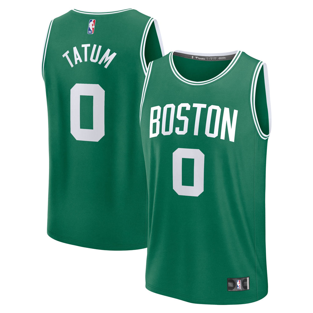 Boston Celtics Jayson Tatum Fanatics Kelly Green Fast Break Replica Player Jersey - Icon Edition for Men product image 2,