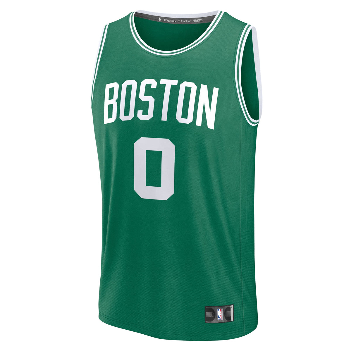 Boston Celtics Jayson Tatum Fanatics Kelly Green Fast Break Replica Player Jersey - Icon Edition for Men product image 3,