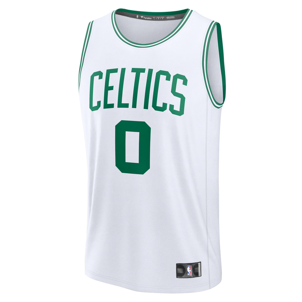 Boston Celtics Jayson Tatum Fanatics White Fast Break Replica Player Jersey - Association Edition for Men product image 7,