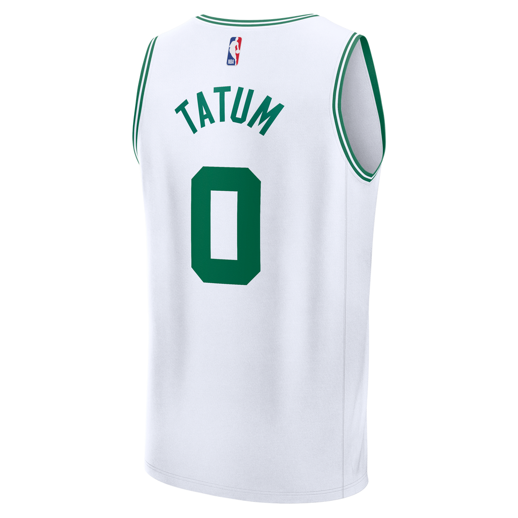 Boston Celtics Jayson Tatum Fanatics White Fast Break Replica Player Jersey - Association Edition for Men product image 8,