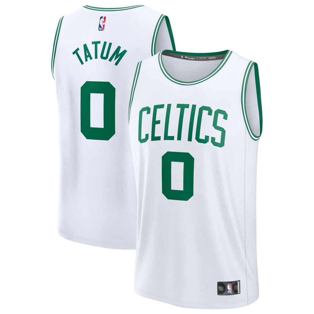 Boston Celtics Jayson Tatum Fanatics White Fast Break Replica Player Jersey - Association Edition for Men product image 1,