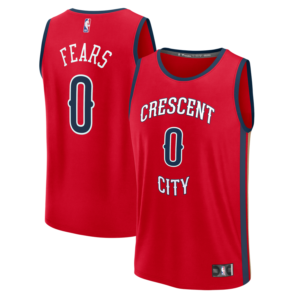New Orleans Pelicans Jeremiah Fears Fanatics Red Fast Break Replica Player Jersey - Statement Edition for Men product image