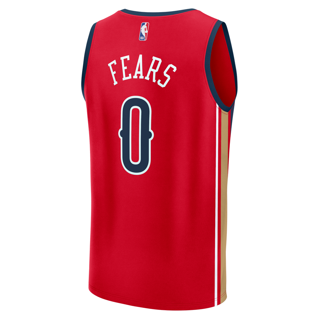 New Orleans Pelicans Jeremiah Fears Fanatics Red Fast Break Replica Player Jersey - Statement Edition for Men product image