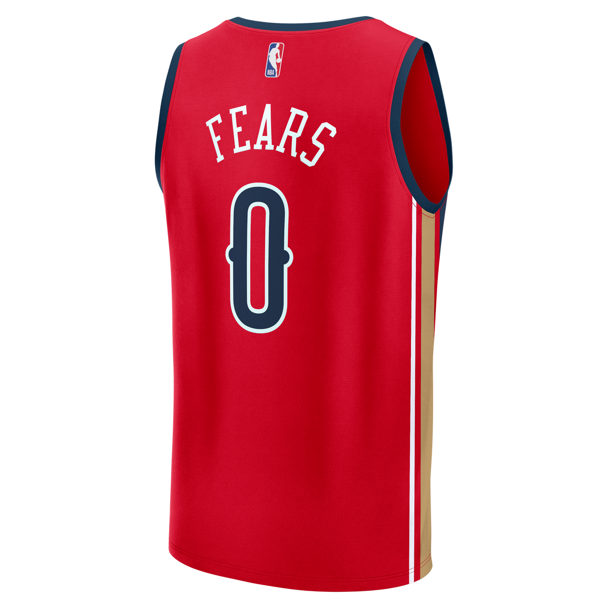 New Orleans Pelicans Jeremiah Fears Fanatics Red Fast Break Replica Player Jersey - Statement Edition for Men product image